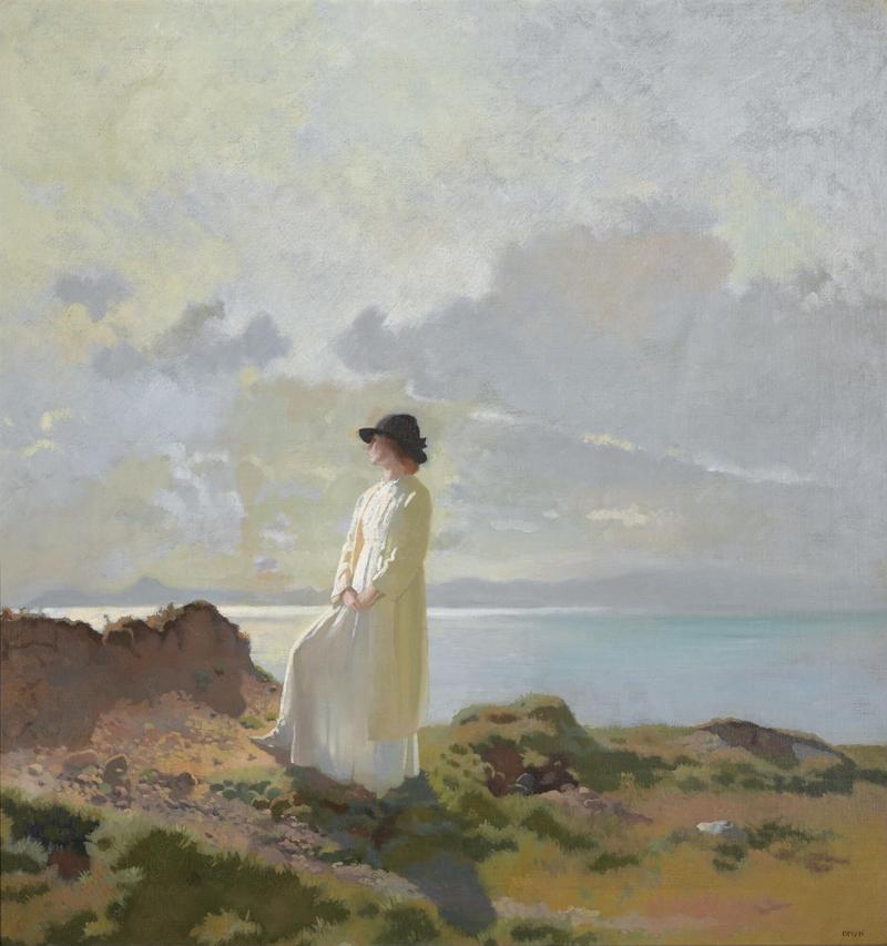 Sir William Orpen, R.A., R.H.A., On the Cliff, Dublin Bay, Morning